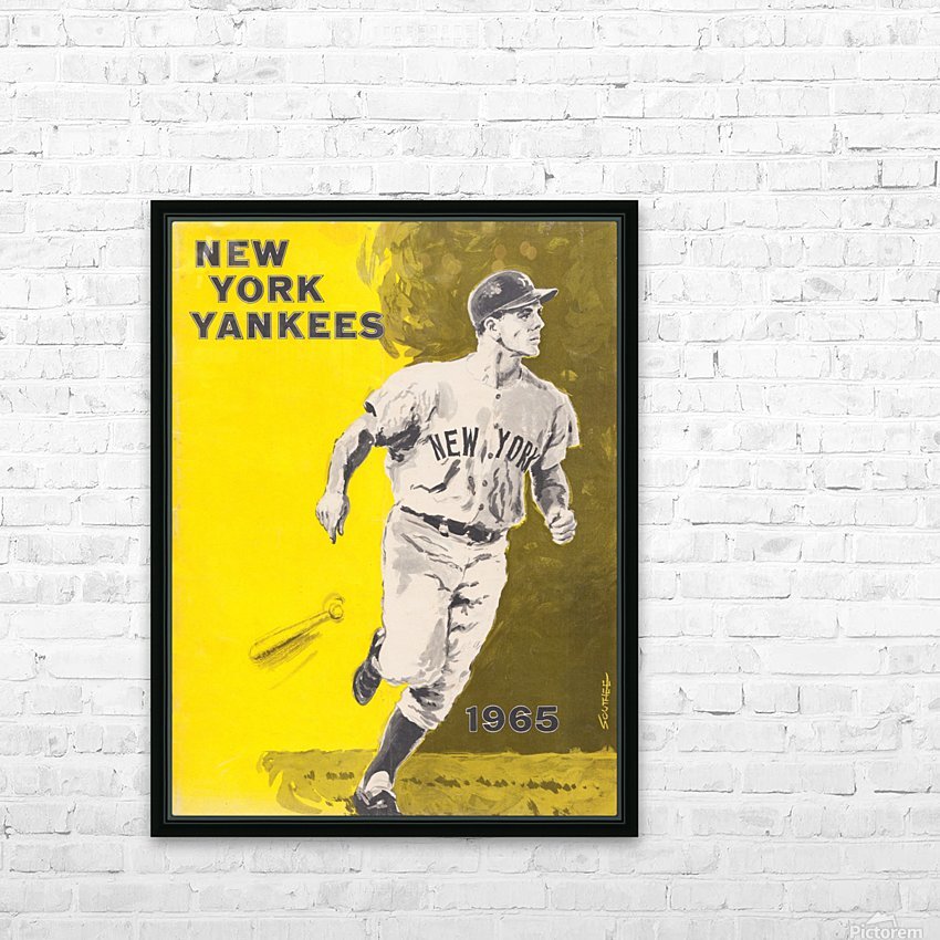 1965 new york yankees poster Row One Brand