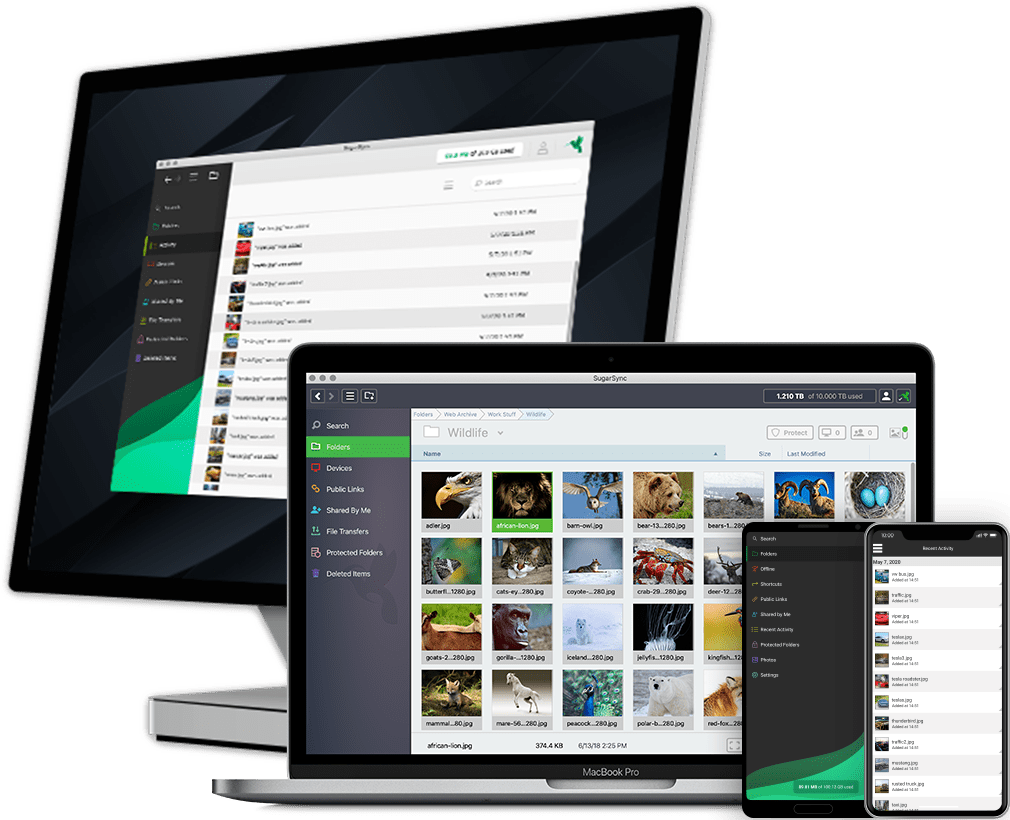 最先端のクラウドストレージアプリをダウンロード SugarSync
