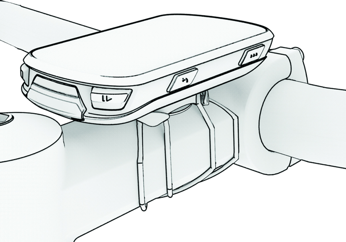 Edge 840 Owner's Manual Installing the Standard Mount