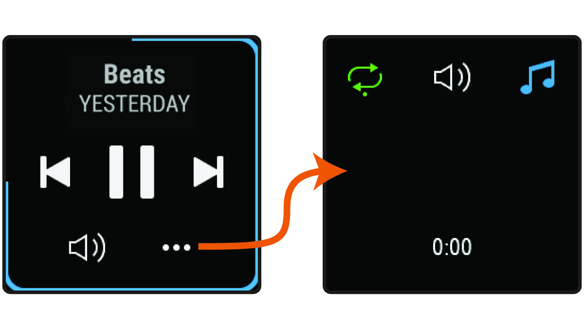 Venu Sq Owner's Manual Music Playback Controls