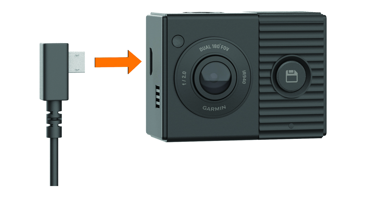 Garmin Dash Cam Tandem Connecting the Camera to Your Computer