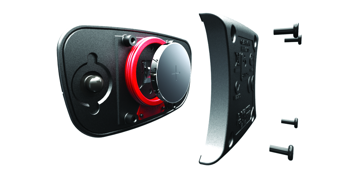 Edge 820 Replacing the Heart Rate Monitor Battery