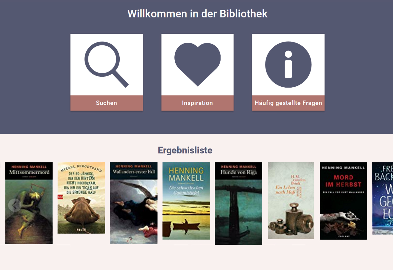 Info Bibliothek Axiell Library Guide