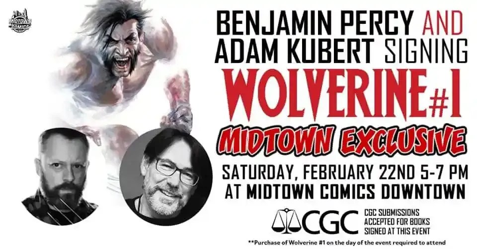 NYC Wolverine 1 Variant Signing Convention Scene