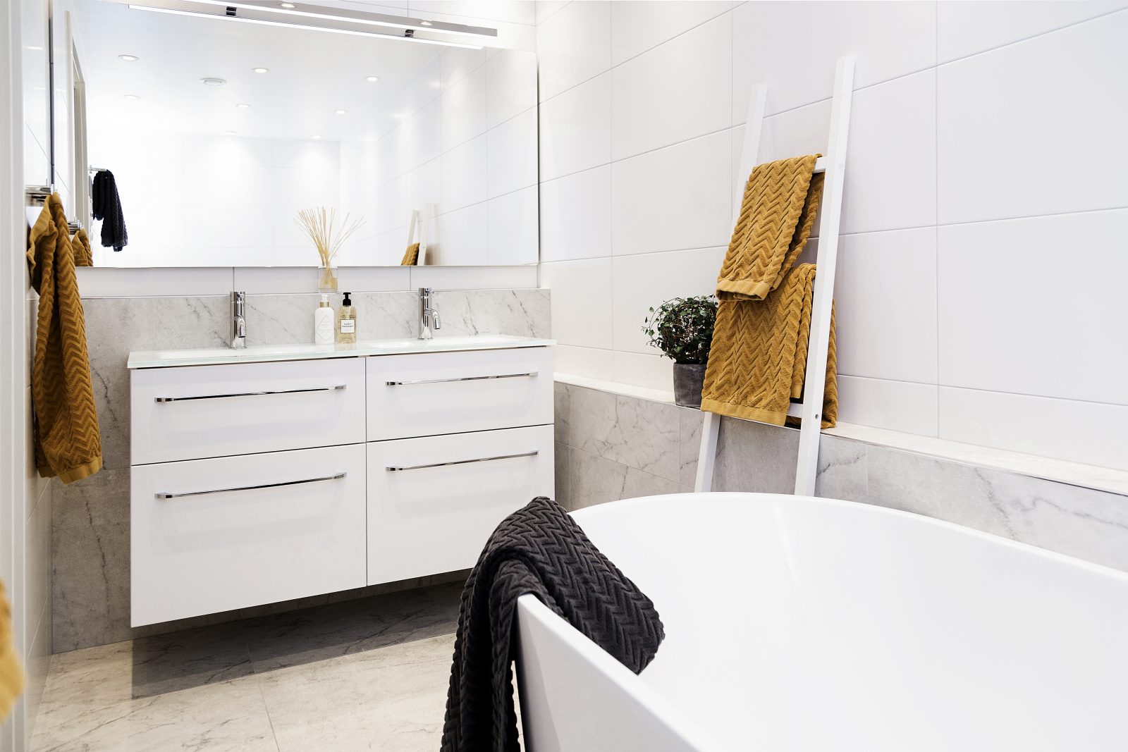 Badrum Med Dubbelhandfat Badrum med och dubbelhandfat Dåderman kök och badrum