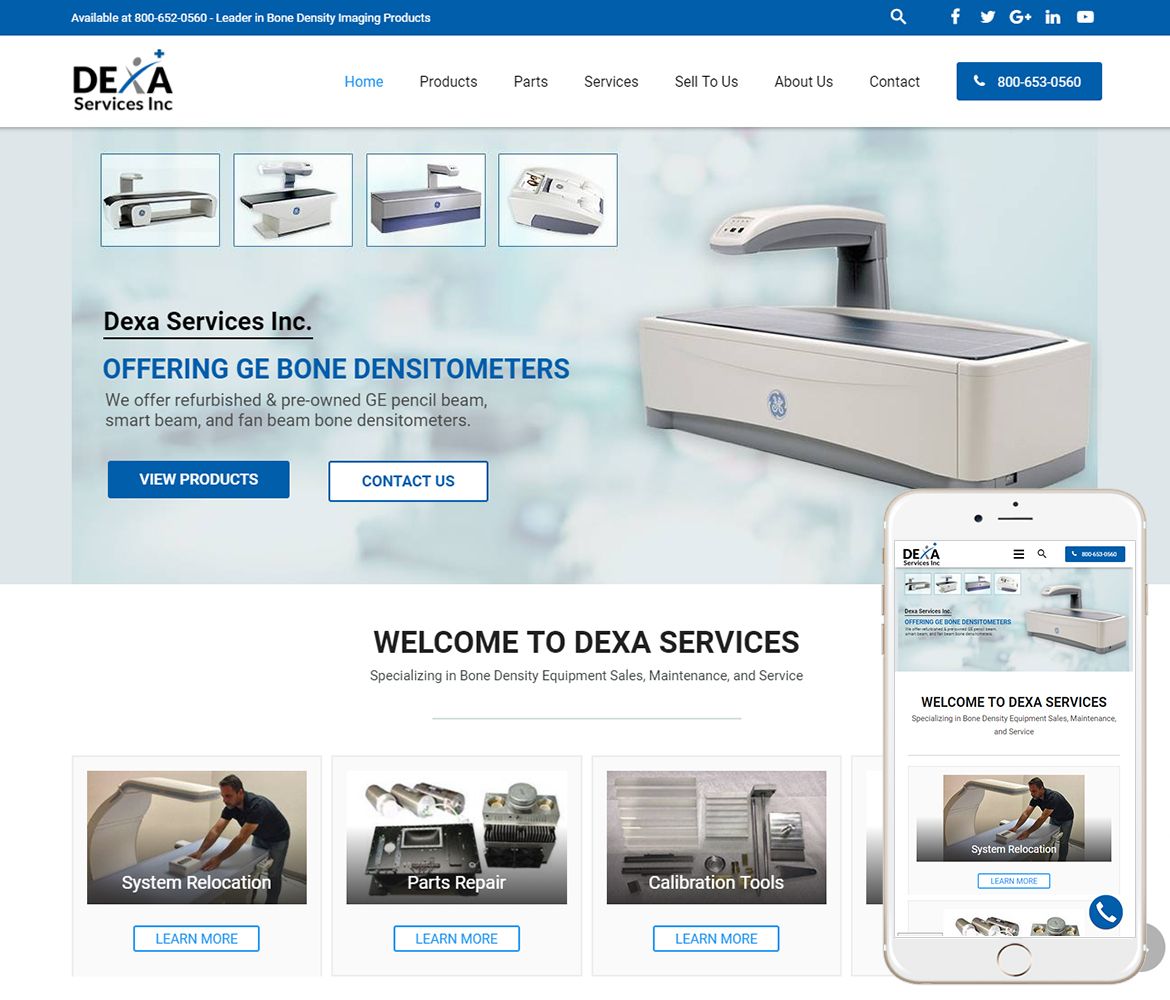 Medical Equipment site Design Medical site Designer