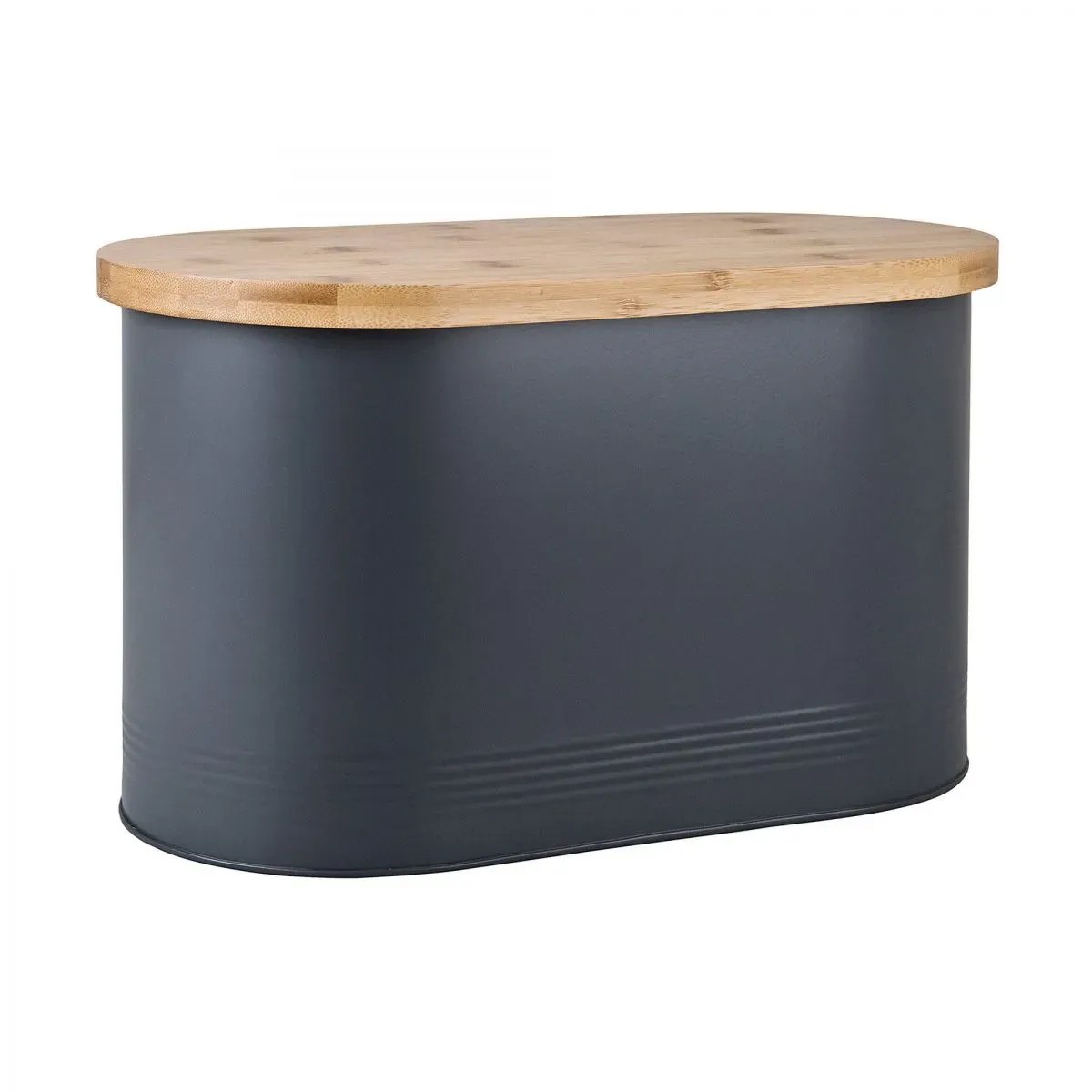 Denby Bread Bin With Bamboo Lid Gray Frank Roche & Sons Ltd