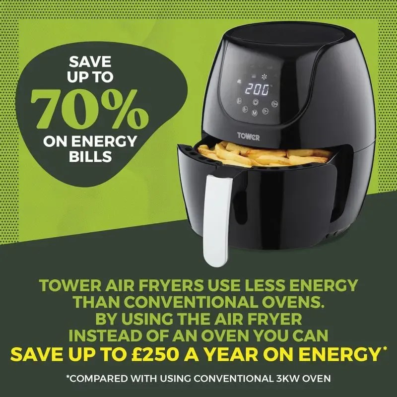 Tower Vortx 4 Litre Digital Air Fryer Frank Roche & Sons Ltd