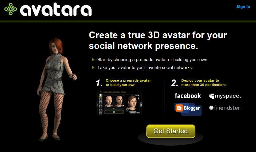 Avatara Crear un avatar en 3D para tu red social