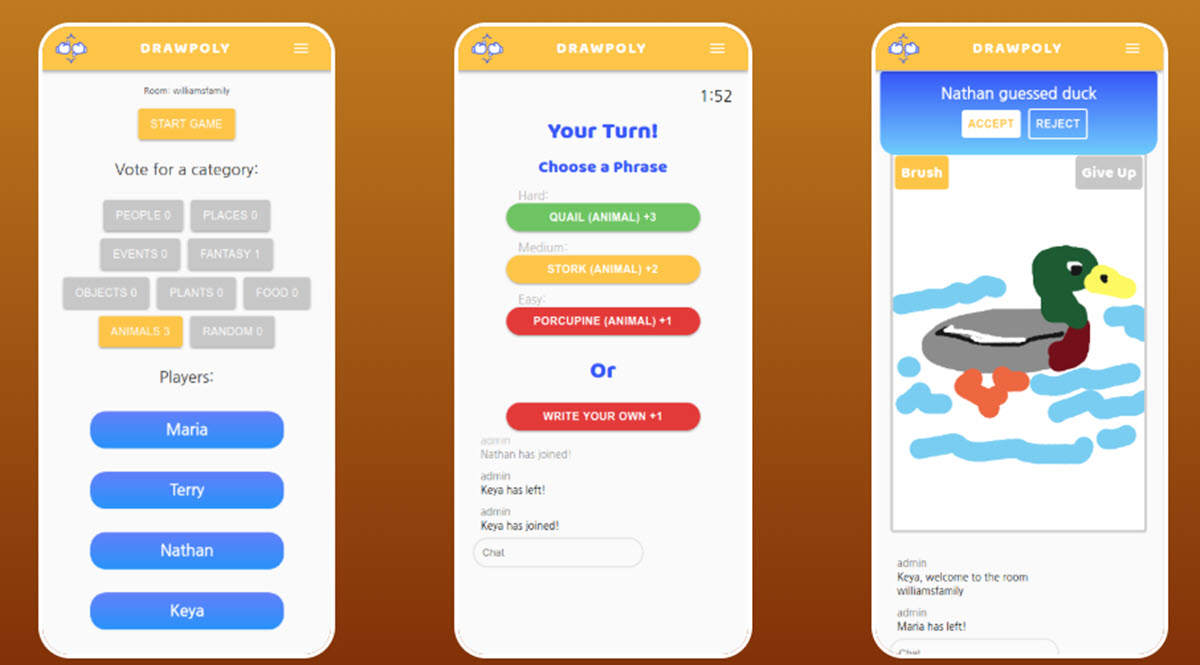 ¡jugar a multiplayer drawing es así de sencillo! Drawpoly Para Jugar En Grupo Adivinando Que Dibujan En Una Pizarra Web