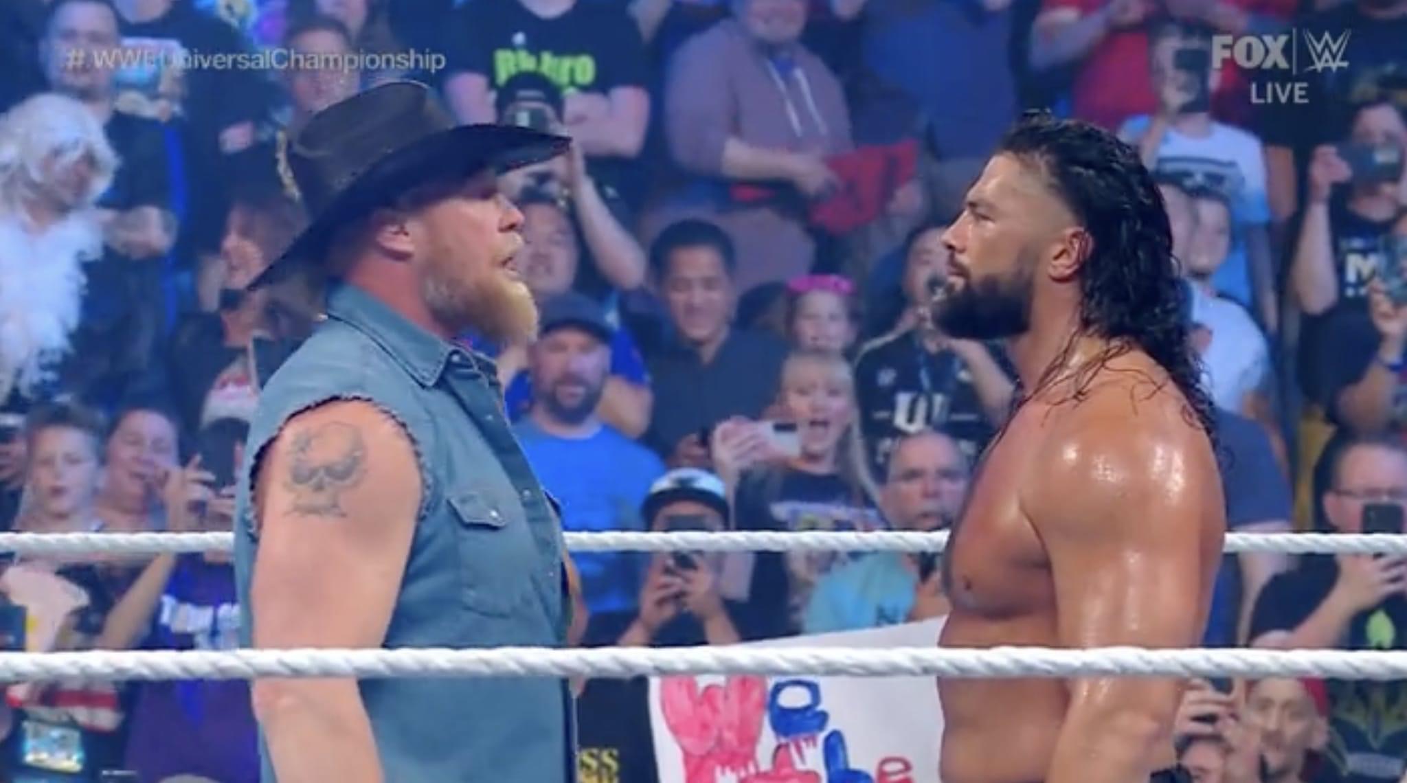 رومان رينز يدافع عن لقب WWE ضد بروك ليسنر في سمرسلام 2022