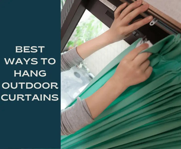 How To Secure Outdoor Curtains Against The Wind Easily?