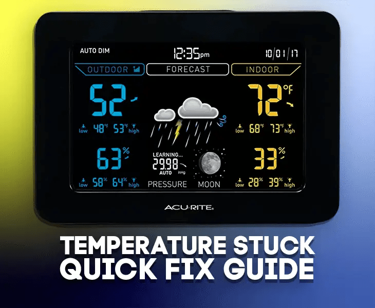 AcuRite Weather Station Temperature Stuck? (Easy Fix!)