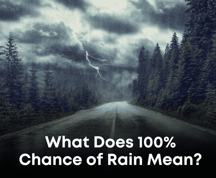 What Does 100 Chance Of Rain Mean? (Know Here)