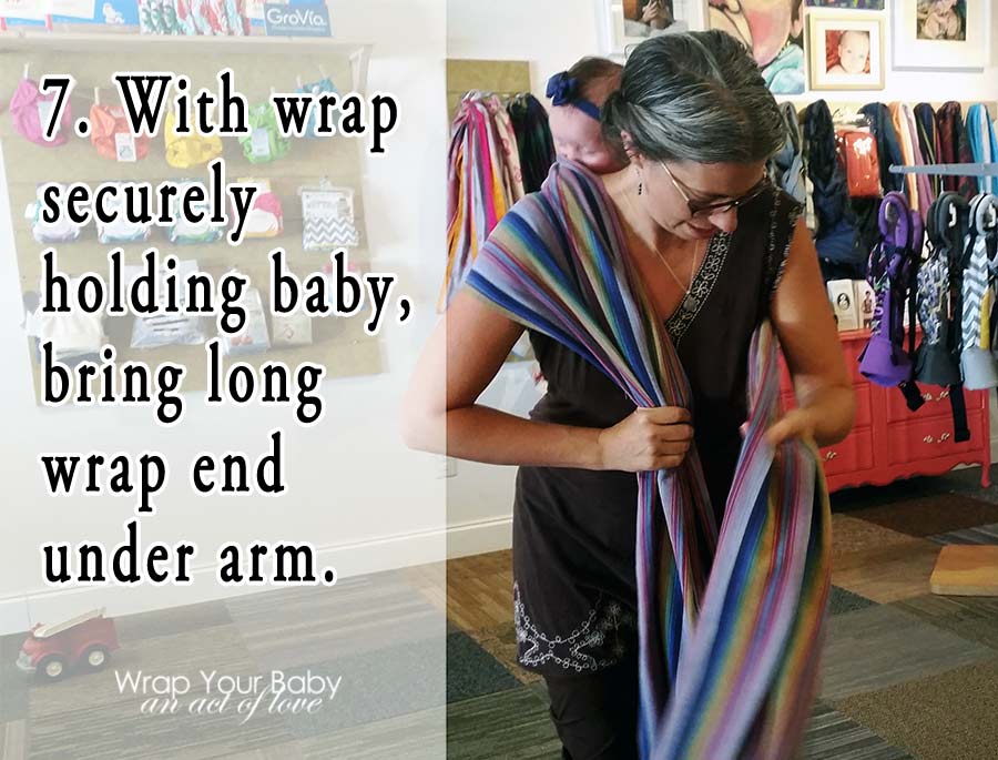 Shepherds Carry Wrap Tutorial 7 Wrap Your Baby
