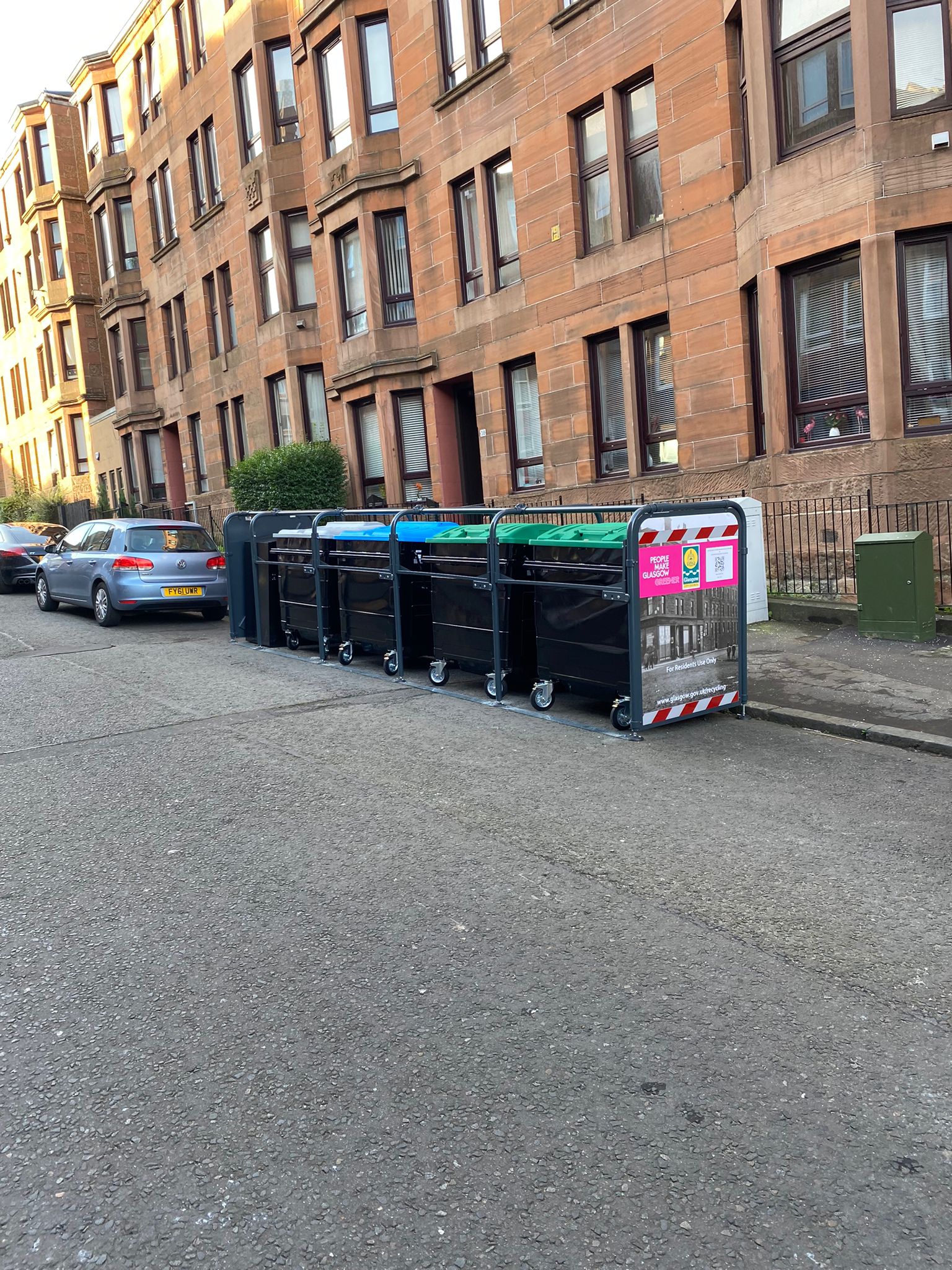 New Glasgow Bin Hubs Help Tackle Waste Management In The City Wybone