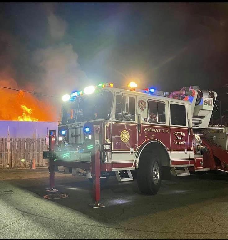 Haledon 3rd Alarm Commercial Working Fire Wyckoff Fire Department