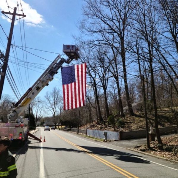 North Haledon Flag Detail Wyckoff Fire Department