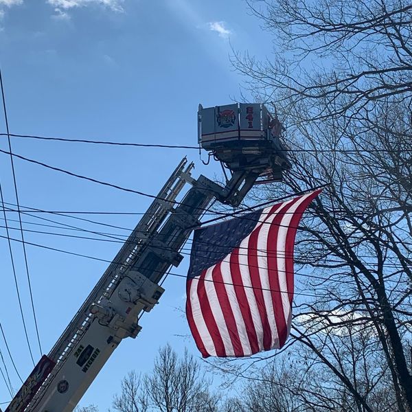 North Haledon Flag Detail Wyckoff Fire Department