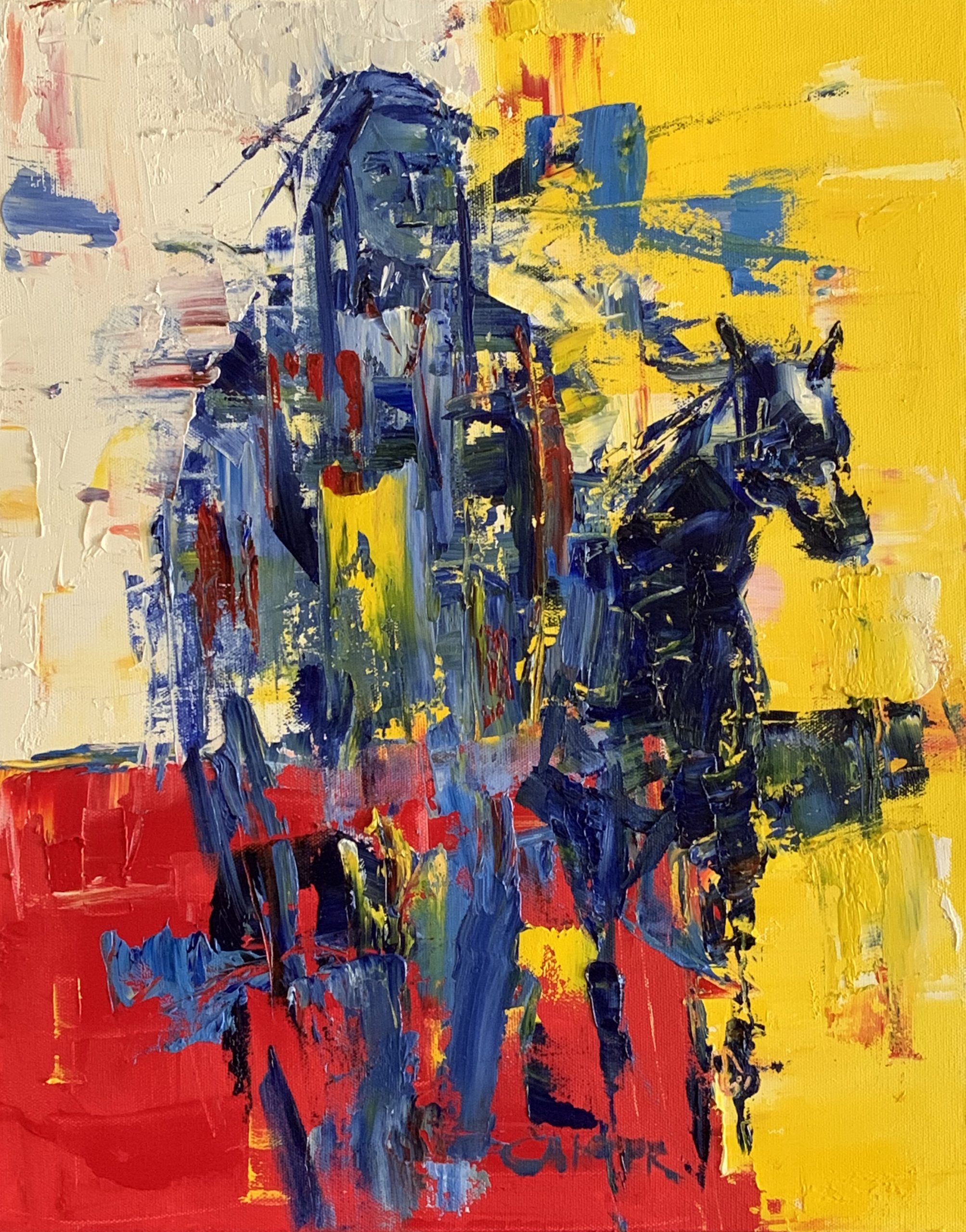 Red Earth (WYLD Gallery) "Larry Carter" Native American Art WYLD Gallery