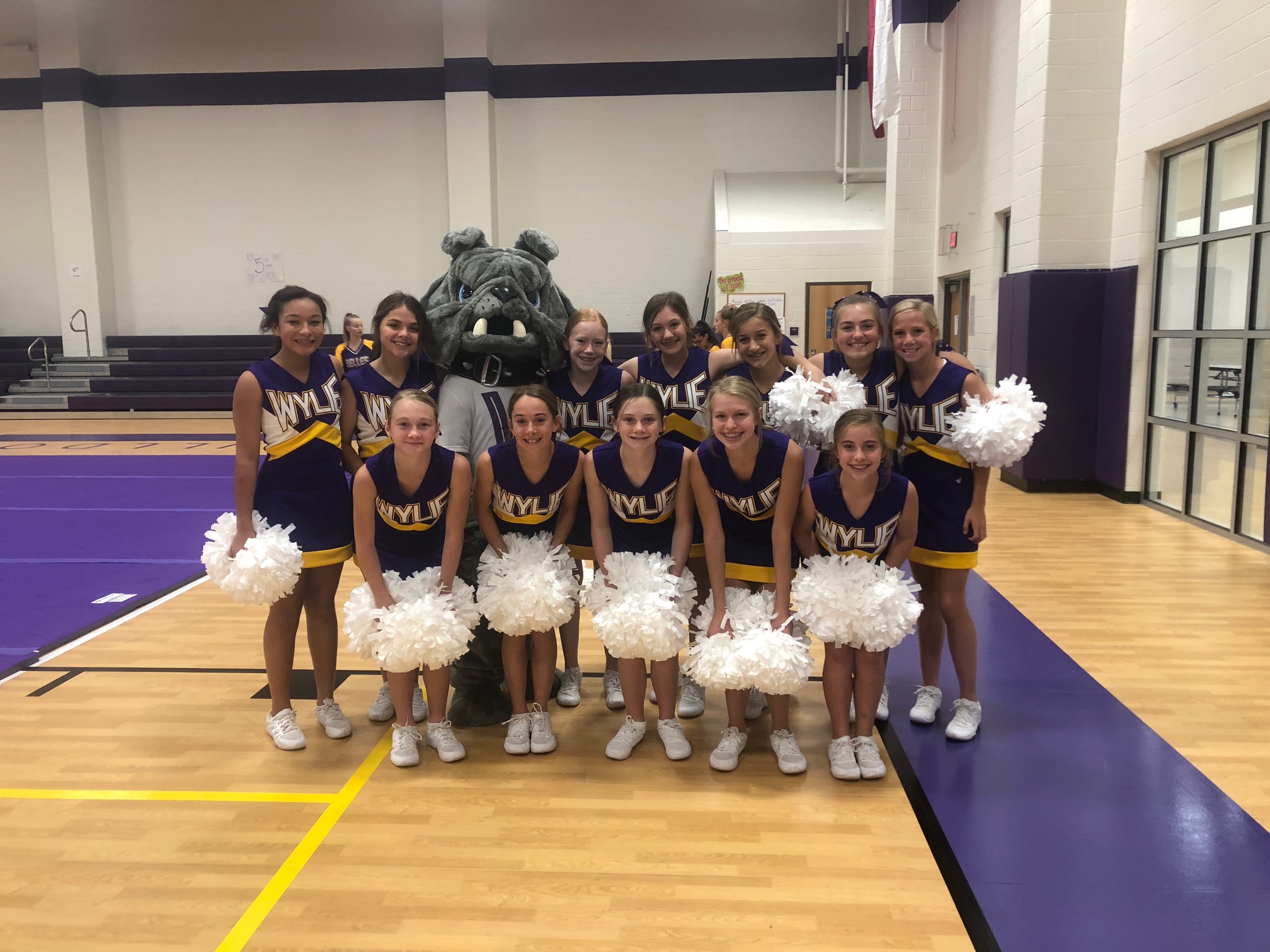 Wylie Jr. High East & West have their 1st Pep Rally of the year! The