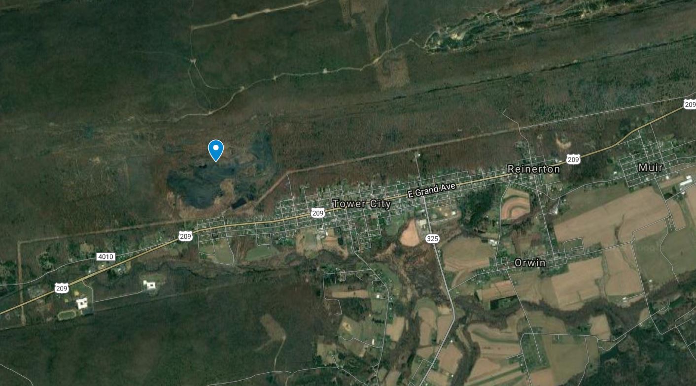 An 1872 description of the Brookside Colliery above Tower City