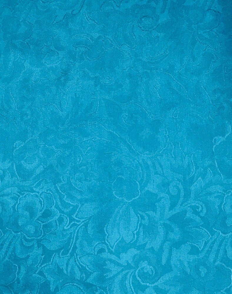 Aqua Jacquard Silk Scarf Wyoming Traders