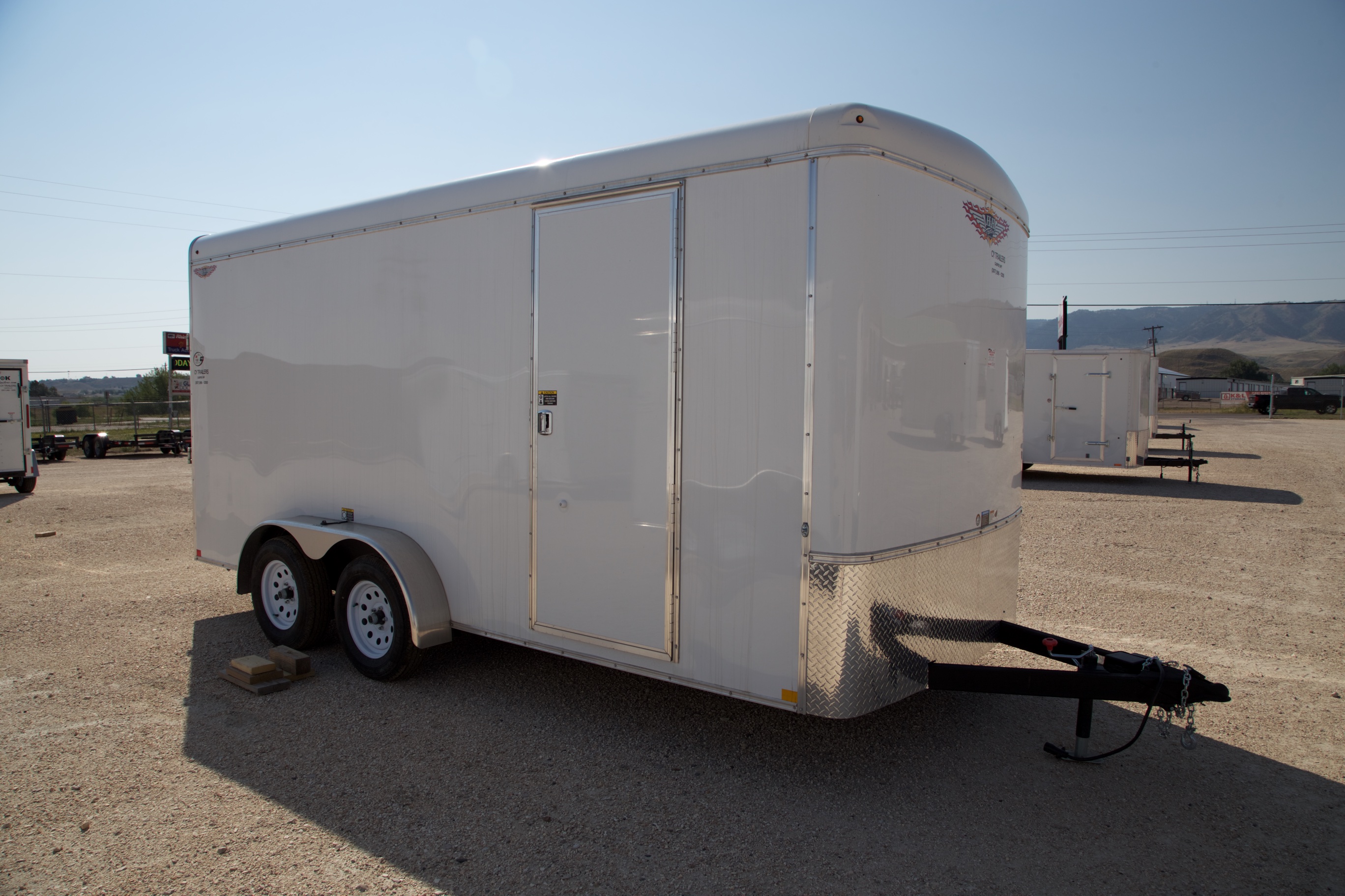 H&H 7'x16' Cargo Wyoming Trailers