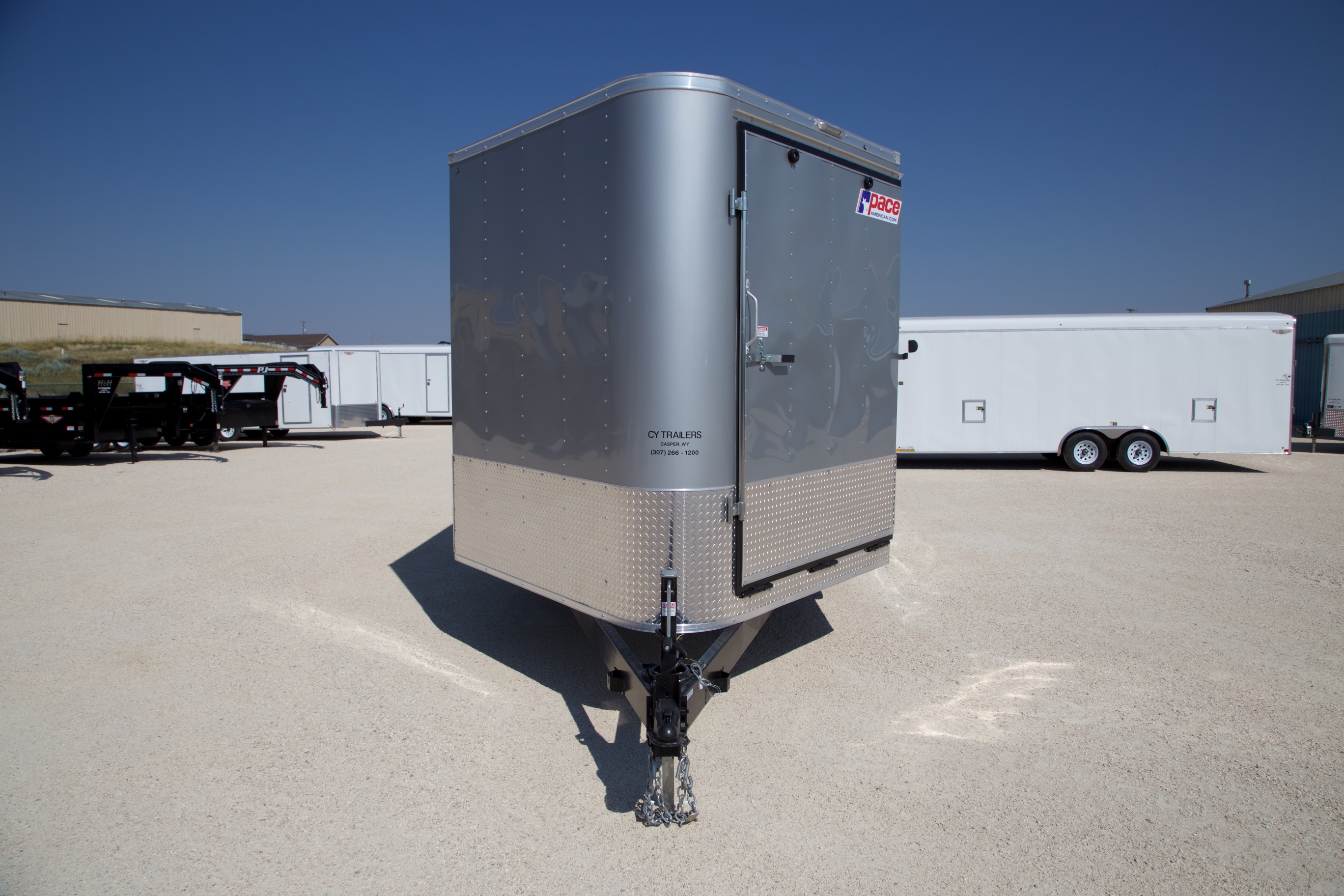 Enclosed Snowmobile Wyoming Trailers