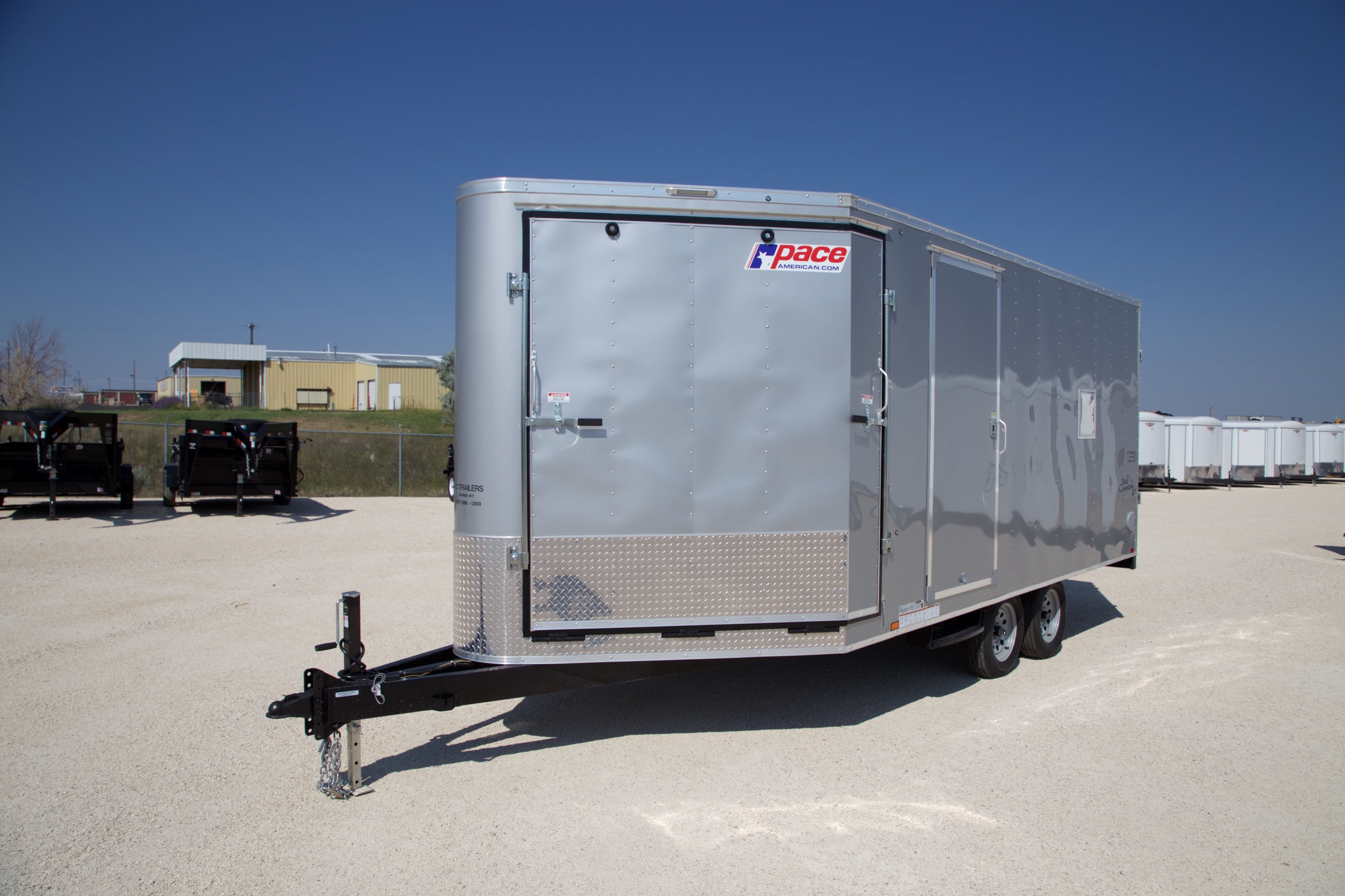 Enclosed Snowmobile Wyoming Trailers