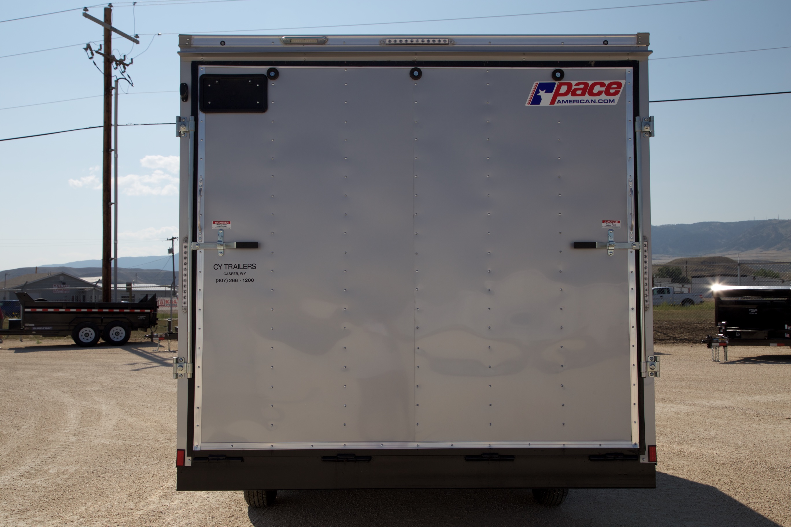 Enclosed Snowmobile Wyoming Trailers