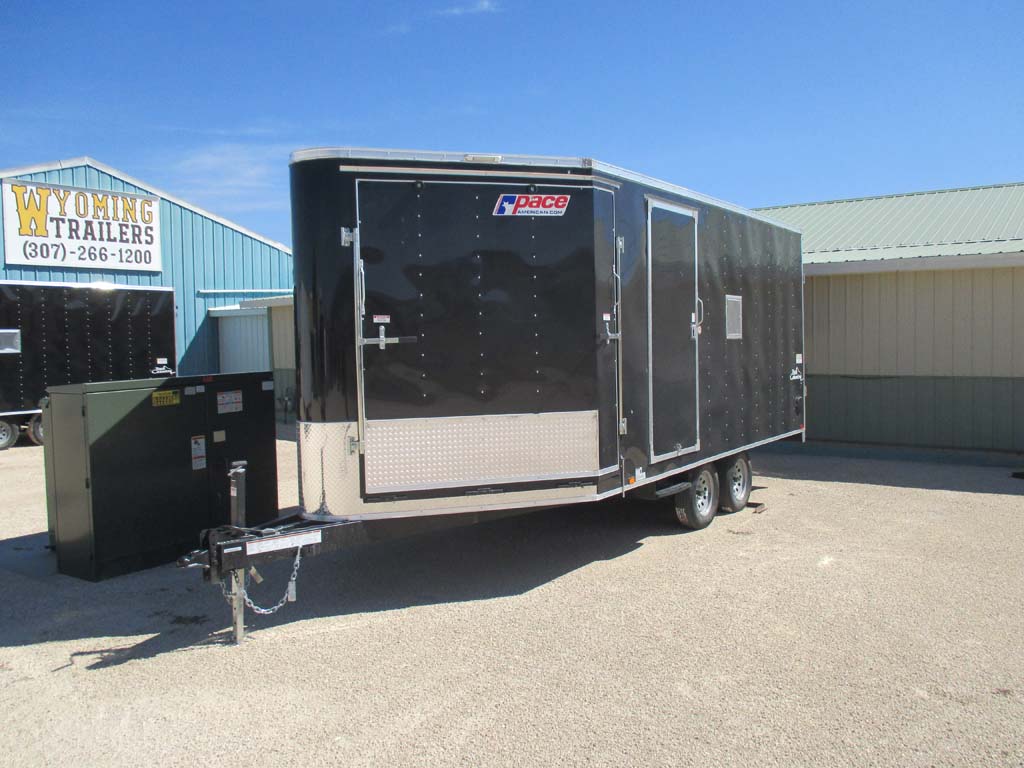 Enclosed Snowmobile Wyoming Trailers