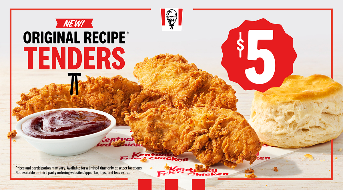 Exclusive First Taste of KFC's Original Recipe Chicken Tenders