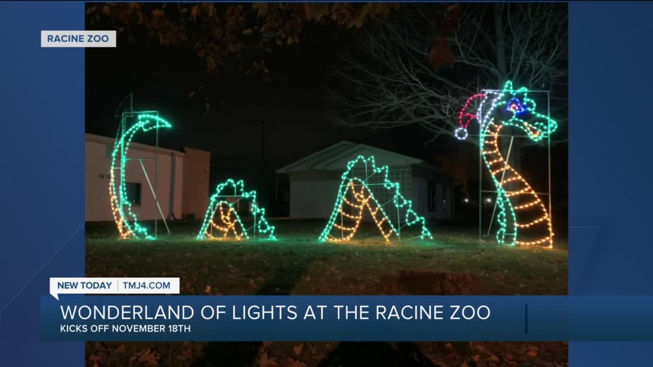 Racine Christmas Lights 2023 Racine Zoo debuts holiday lights drivethru event
