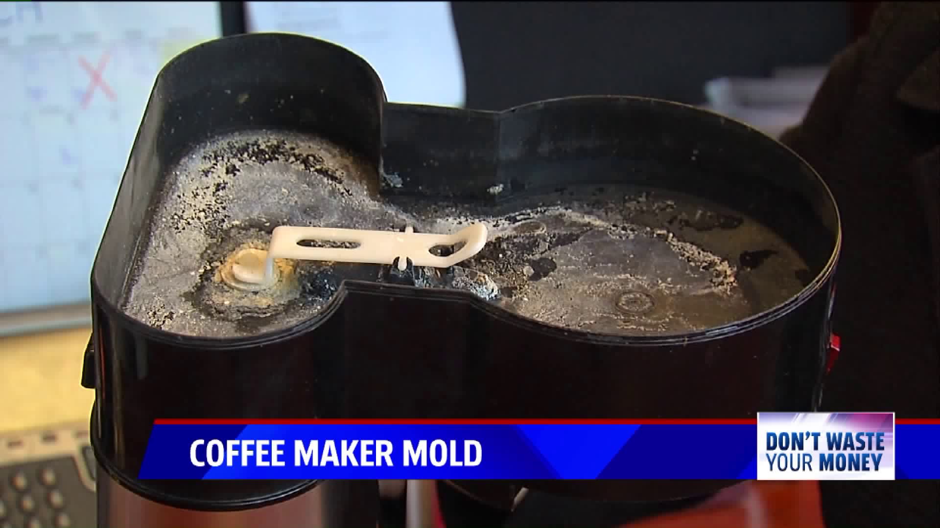 Caution for mold in your coffee maker