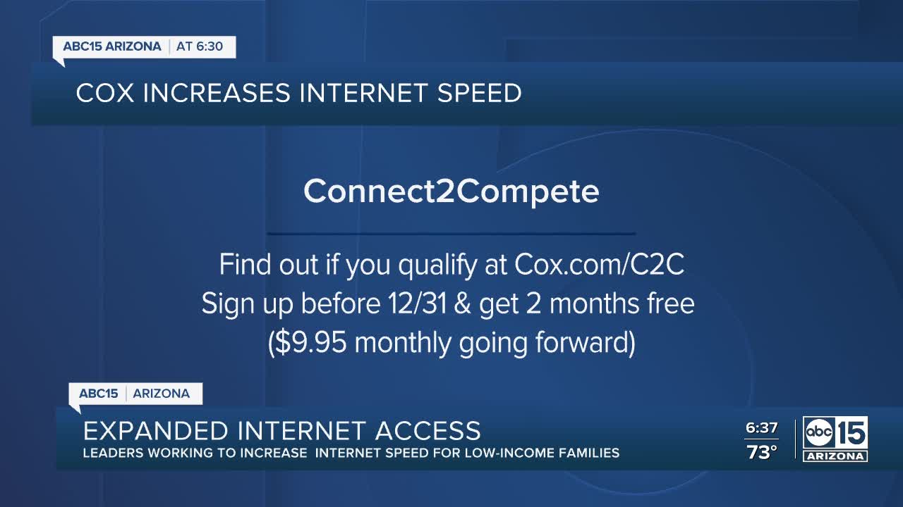 Arizona Department of Education, Cox partner on faster for low