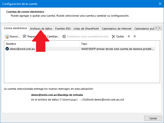 Como respaldar correos en carpetas locales usando Outlook 365
