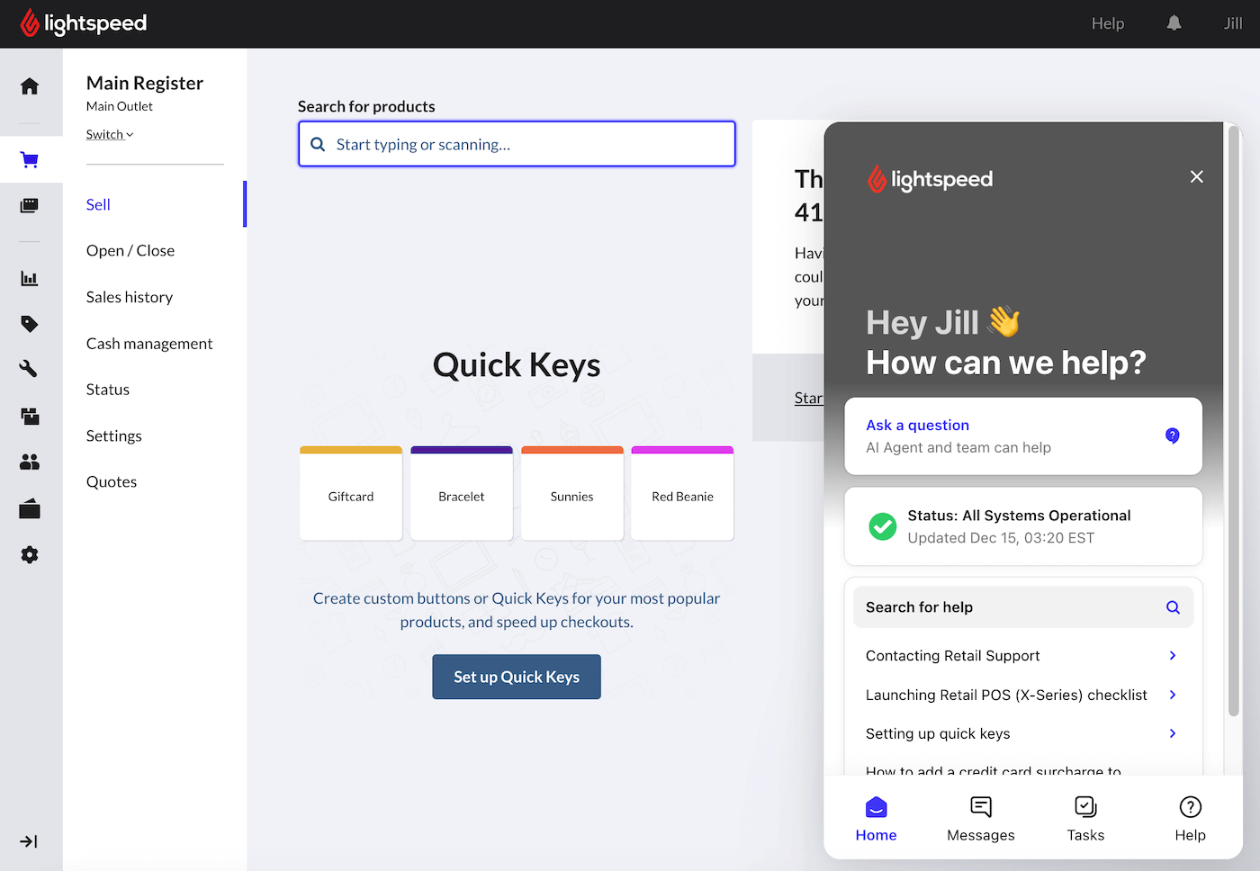 Contacting Retail Support Lightspeed Retail (XSeries)