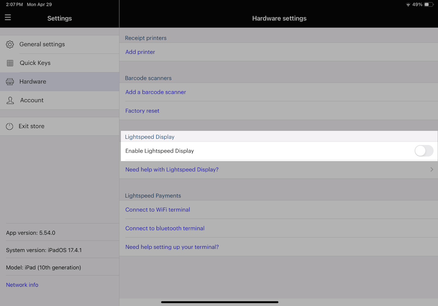 De Display (XSeries)app voor een klantgericht display configureren en