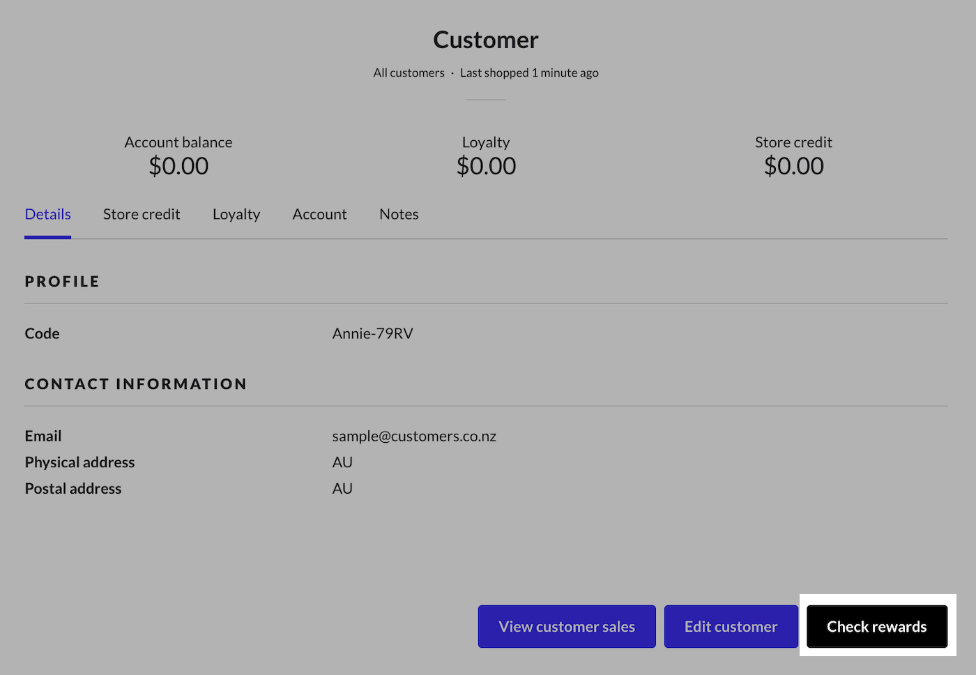 Redeeming Lightspeed Advanced Marketing rewards in Retail POS (XSeries