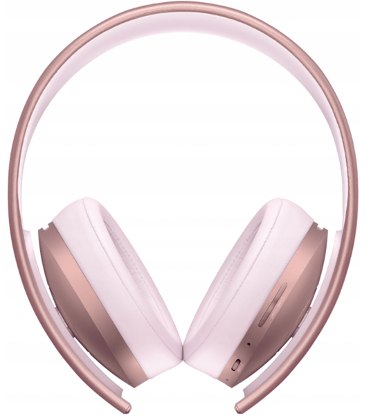 SONY PLAYSTATION GOLD WIRELESS HEADSET ROSE 7.1 Komputery i konsole