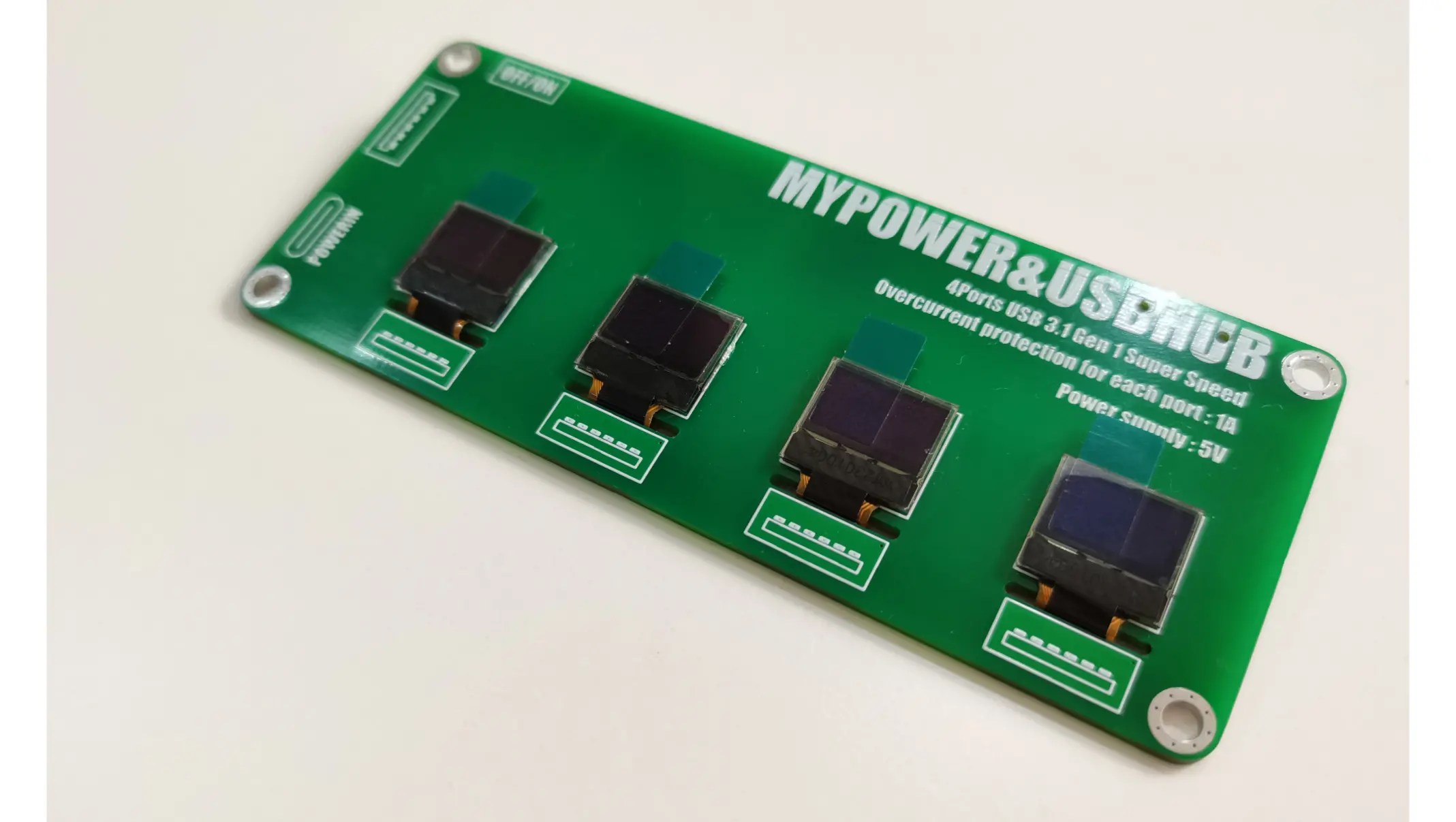 可视化USB3.0*4HUB(二)屏幕板 硬创社