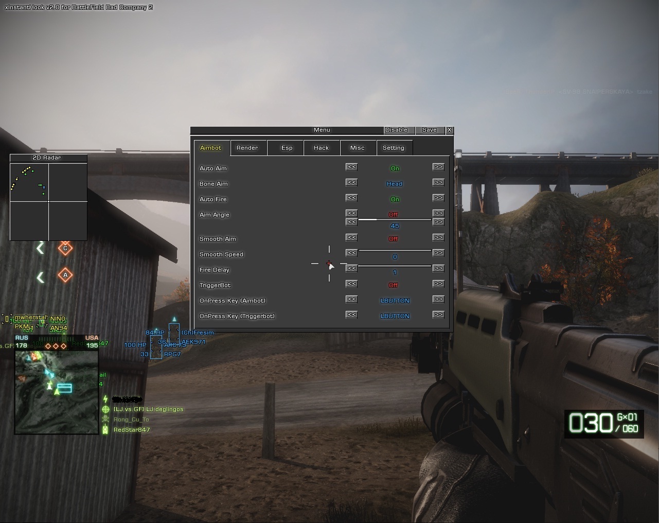 Battlefield Bad Company 2 Cheats