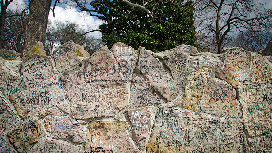 Vandals Tag Walls of Graceland with BLM Graffiti X96