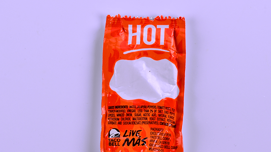 Taco Bell Changing Hot Sauce Packets X96