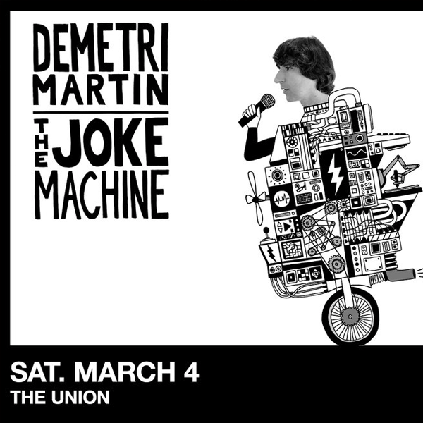 Demetri Martin The Joke Machine X96