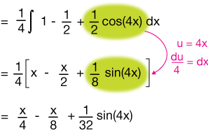Trig Integrals Trig Substitution