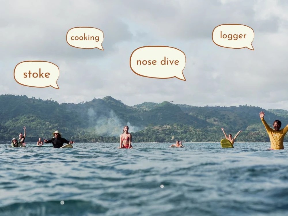 Surfer terms, longboard slang and terminology Xanadu