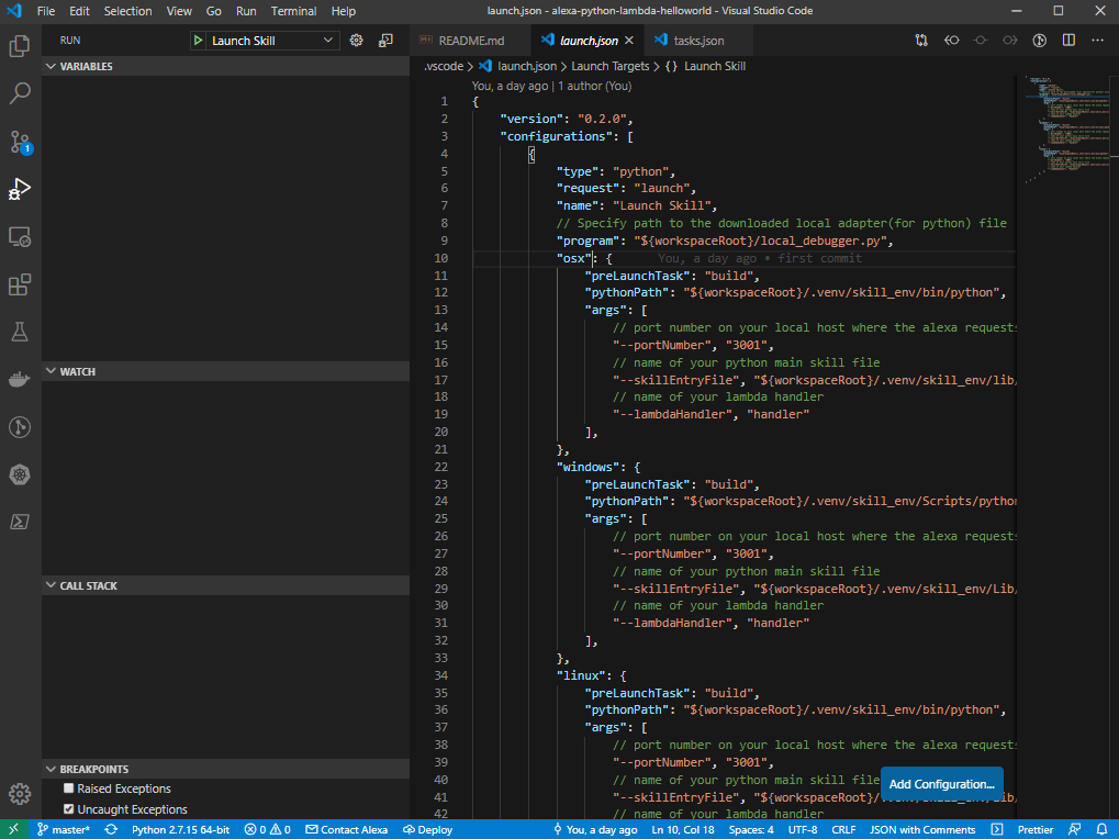 Alexa Skill con Python Xavier Portilla Edo