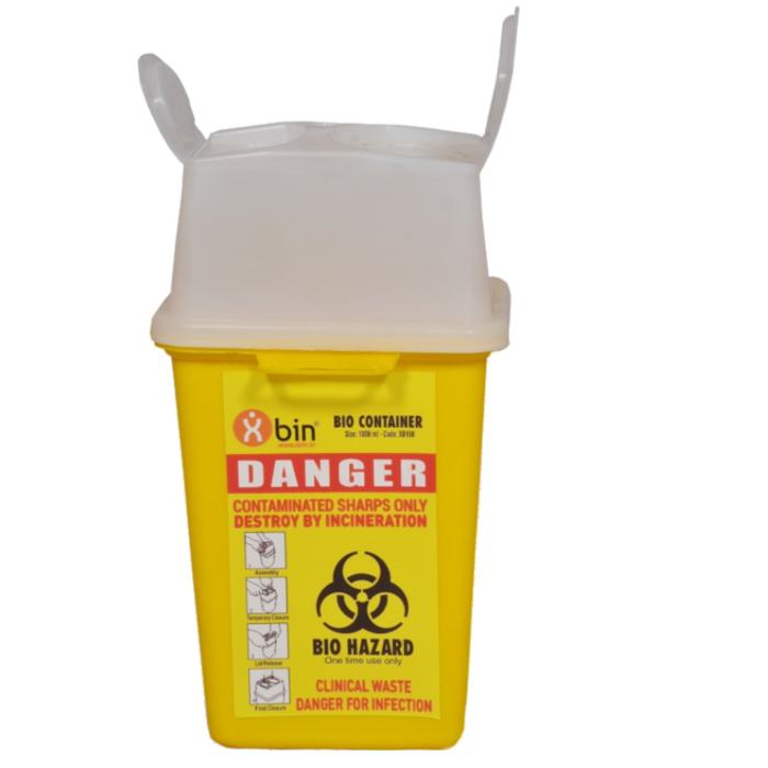1Ltr Biohazard Container Manufacturer & Supplier in India